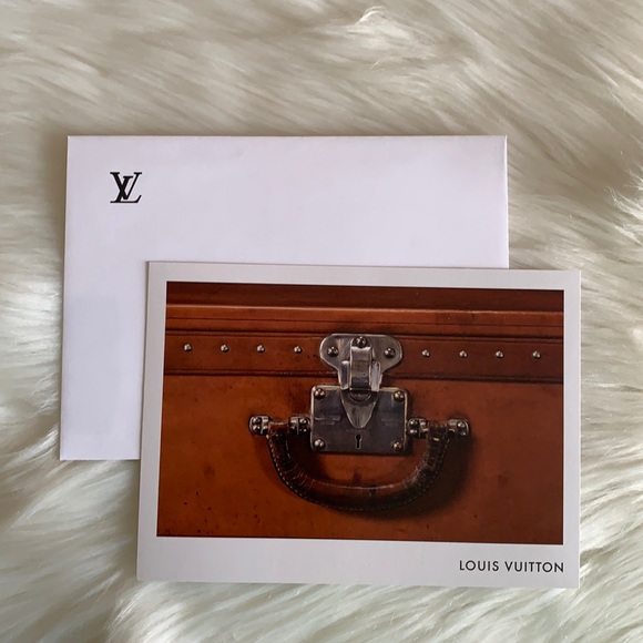 Louis Vuitton Vintage Trunk Post Card & Envelope - Picture 1 of 4